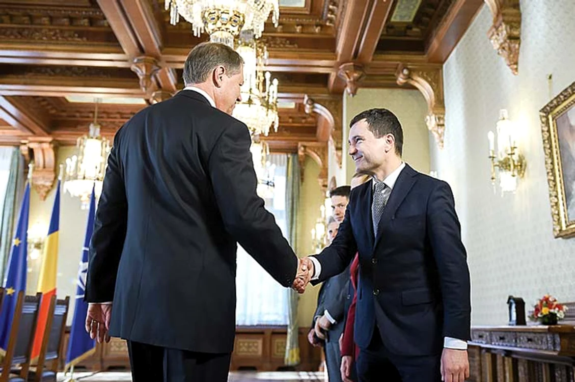 Iohannis şi  Nicuşor Dan