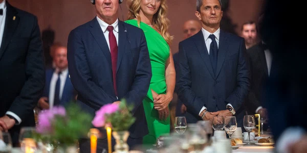 Răzvan Lucescu si Camelia Potec la Gala oficială Nadia Comăneci FOTO Sportpictures