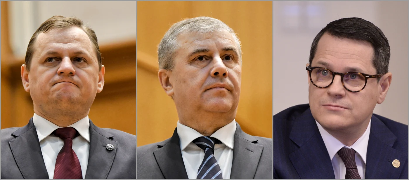  Vlase (stânga) și Pahonțu (centru) au rămas pe funcție, Hellvig a demisionat FOTO Colaj Adevărul