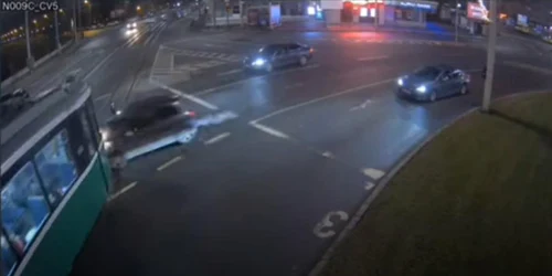 Accident Iaşi. Foto: captură video