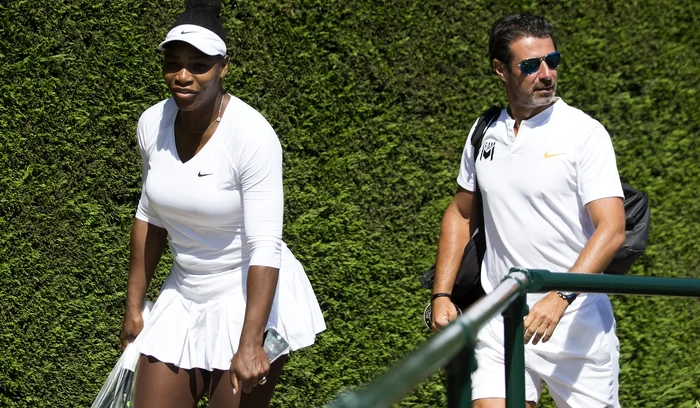 Serena Williams si Patrick Mouratoglou, pe vremea când colaborau (FOTO: EPA)
