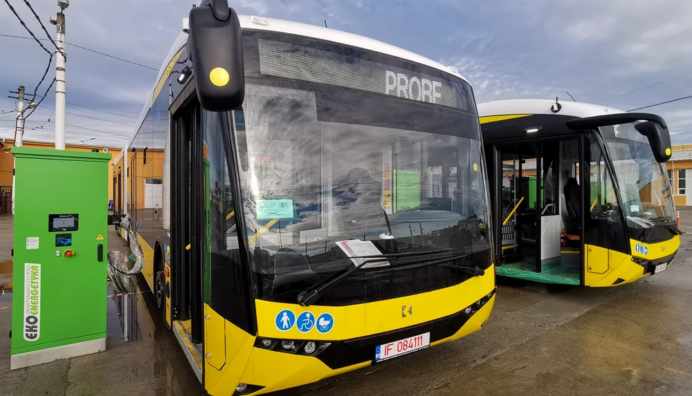 Noile autobuze electrice Karsan de la Timișoara FOTO Primăria Timișoara