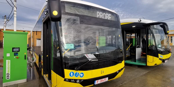 Primele autobuze electrice Karsan au ajuns la Timișoara FOTO Ștefan Both