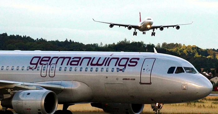 Avion aparţinând companiei Germanwings  FOTO AP