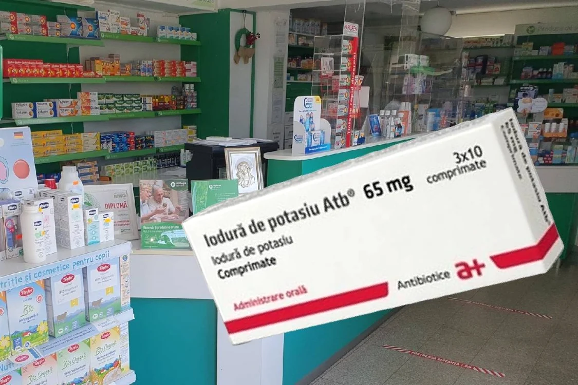 Comprimatele de iodura de potasiu ajung în farmaciile comunitare Foto: Arhivă