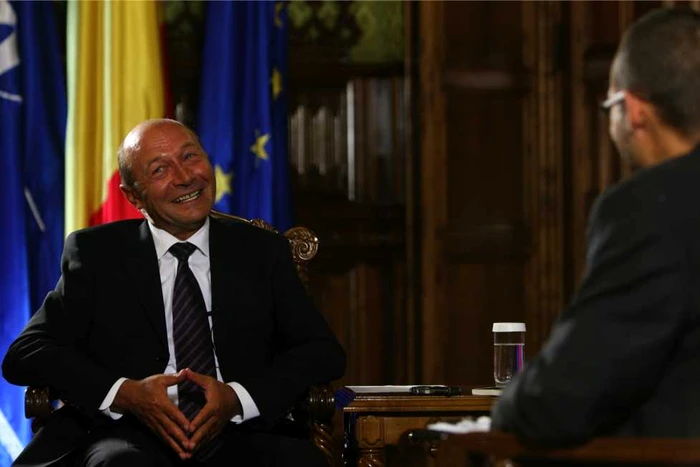 Preşedintele Traian Băsescu "La Masa Adevărului" / Foto: Eduard Enea