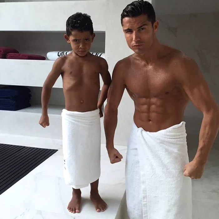 Cristiano Ronaldo și fiul său