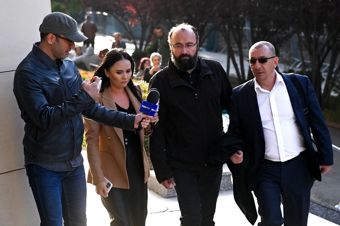 Preotul  Visarion Alexa  a fost ieri la  Tribunalul  București. Foto Mediafax