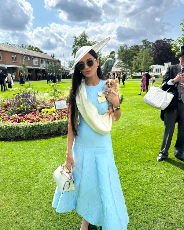 Demi Moore la Royal Ascot, 2023, Foto Instagram jpg
