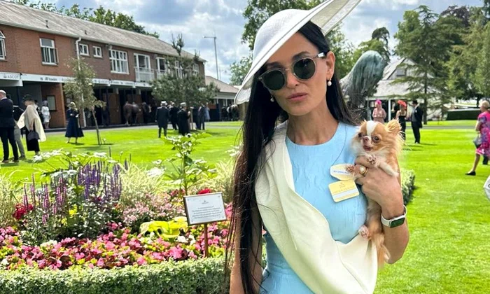 Demi Moore la Royal Ascot, 2023, Foto Instagram jpg