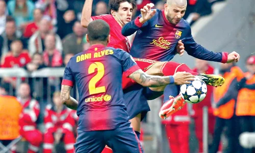 Messi nu a putut  mişca în faţa nemţilor jpeg