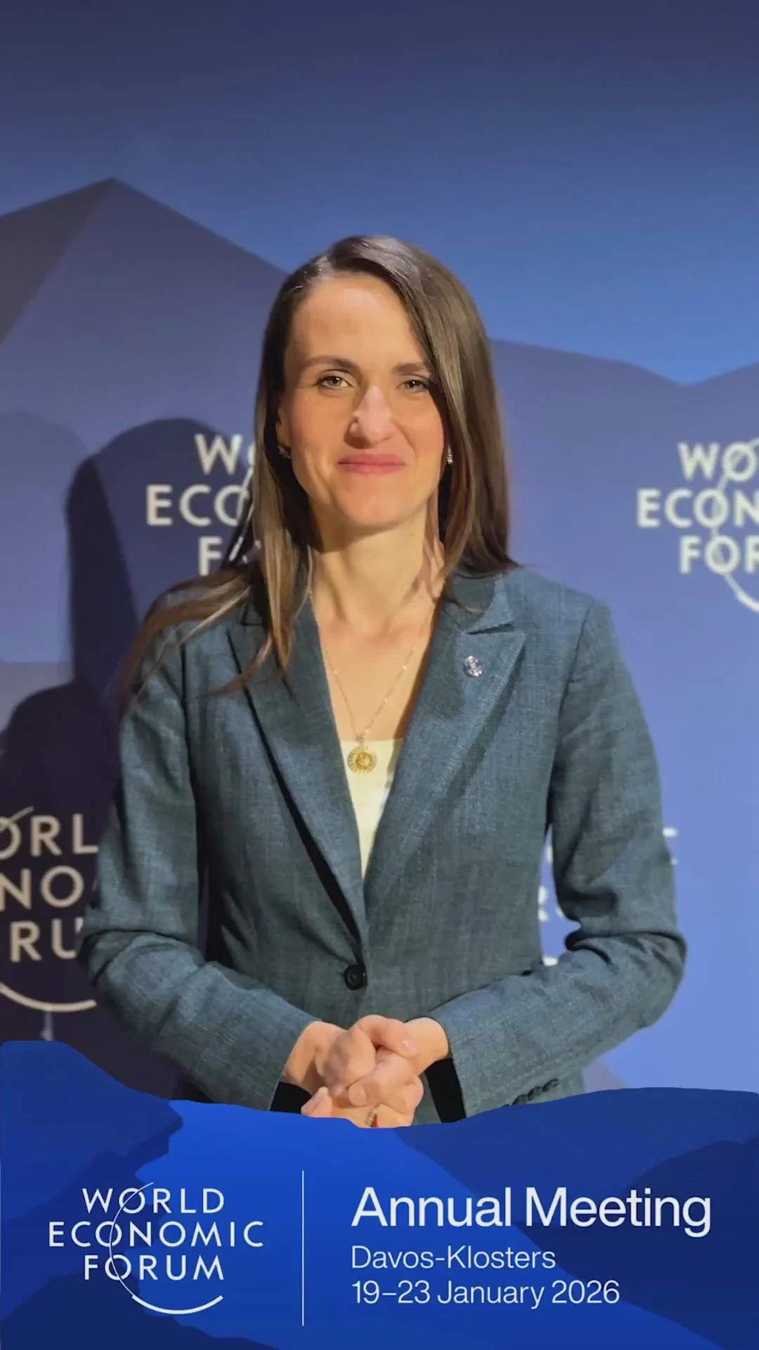 Ministrul de Externe Oana Țoiu, la Davos: Atmosfera este puternic influenţată de așteptarea discursului lui Donald Trump