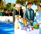 Moulay și sora lui, Khadija. Cei doi copii ai Regelui Mahommed sunt starurile în devenire ale Palatului marocan. FOTO: Profimedia