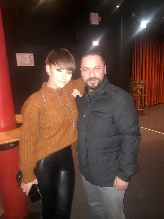 Giulia Anghelescu alături de Lucian Viziru 