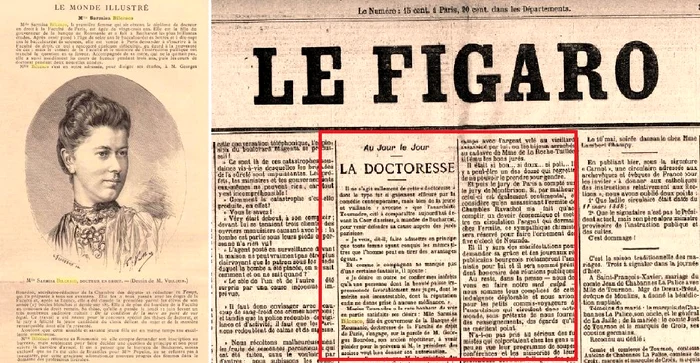 Articole despre Sarmiza Bilcescu în presa franceză a vremii