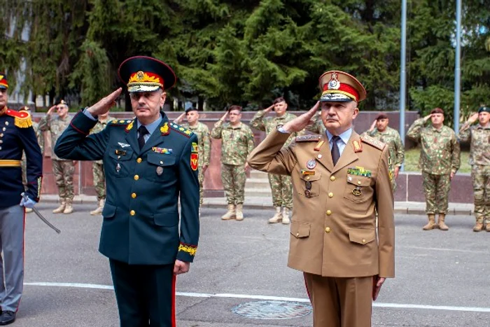 Șeful Armatei Române se află în vizită la Chișinău. FOTO: Army.md