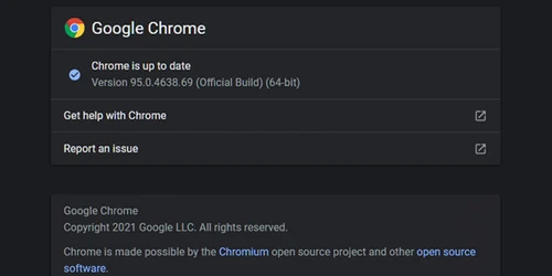 Actualizare Google Chrome versiunea 95