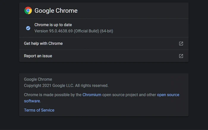 Actualizare Google Chrome.