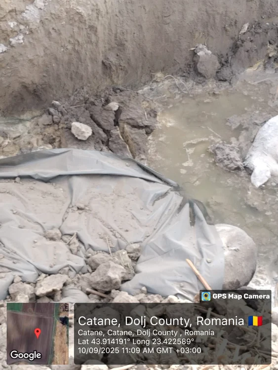 ABA Jiu a dispus sistarea depozitării cadavrelor în prima groapă FOTO: FB ABA Jiu