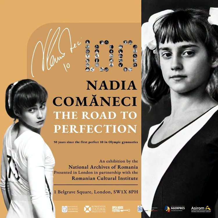 Expoziția „Nadia Comăneci: Drumul către perfecțiune”, la Londra