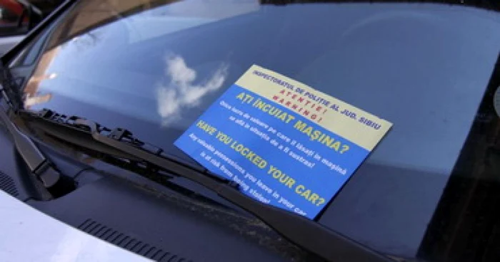 Sibiu: Turiştii sunt ţinta hoţilor din autoturisme