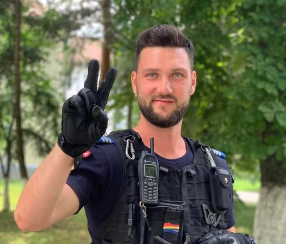Jandarmul devenit erou FOTO MAI 