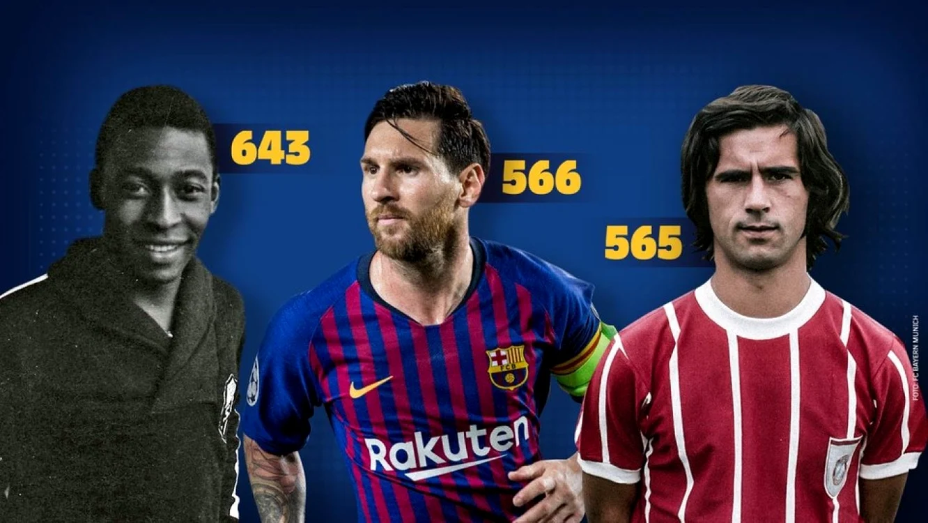 Pele, Messi şi Muller, golgeterii lui Santos, Barcelona şi Bayern Munchen