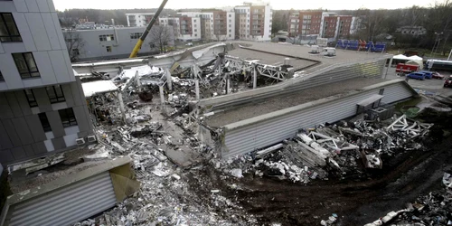 Supermarket prabusit in Riga FOTO Reuters