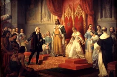 columbus visits ferdinand and isabella webp