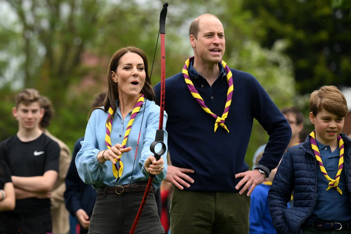 Prințesa Kate, Prințul William, copiii Wales George, Charlotte, Louis, GettyImages (1) jpg