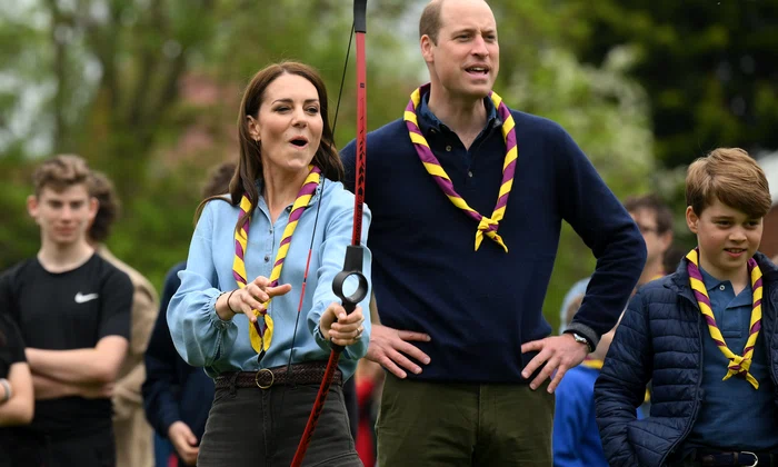 Prințesa Kate, Prințul William, copiii Wales George, Charlotte, Louis, GettyImages (1) jpg