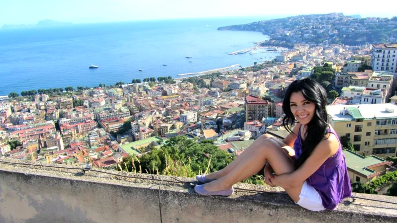 Corina Caragea a avut o vacanţă memorabilă în Italia (Foto: arhiva personală)