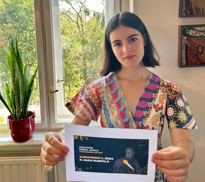 Tânăra regizoare Sara Budrala, un nou premiu pentru scurtmetrajul „Soniarebeka”