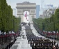 Ziua Naţională a Franţei Tradiţionala paradă revine pe Champs-Élysées după un an de pauză din cauza pandemiei. FOTO EPA-EFE