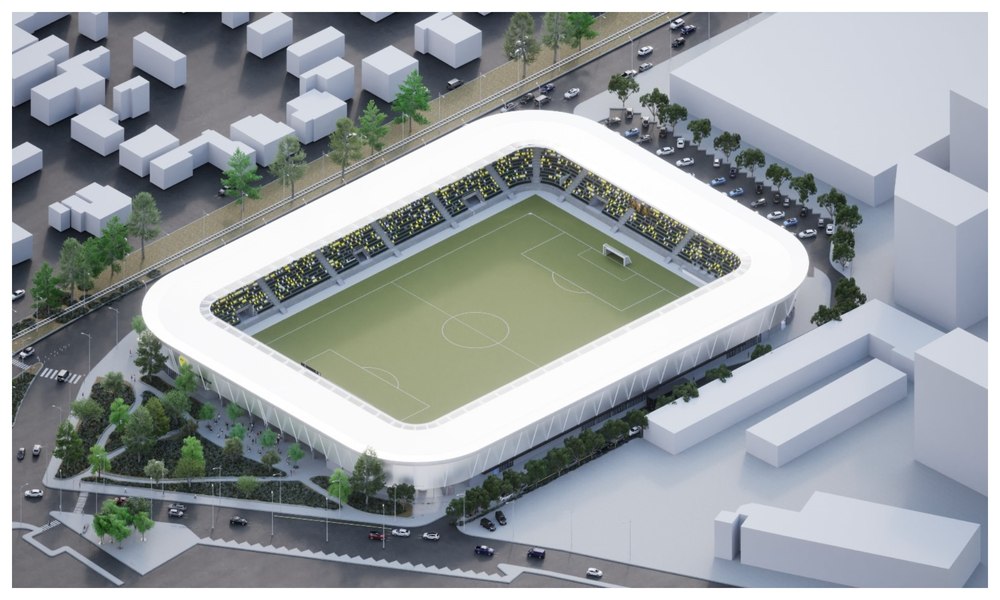 Un nou stadion apare în România, în orașul în care echipa-fanion a fost desființată. Costă 28 de milioane de euro 