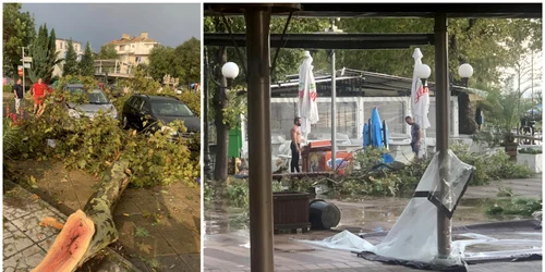 Furtună în Pomorie Bulgaria FOTO blitz.bg