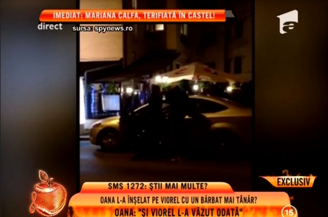 Imaginile în care Oana Îl atinge pe tânărul misterios