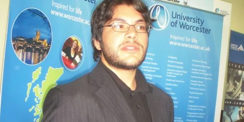 Bogdan Răileanu, student la Universitatea din Worcester.