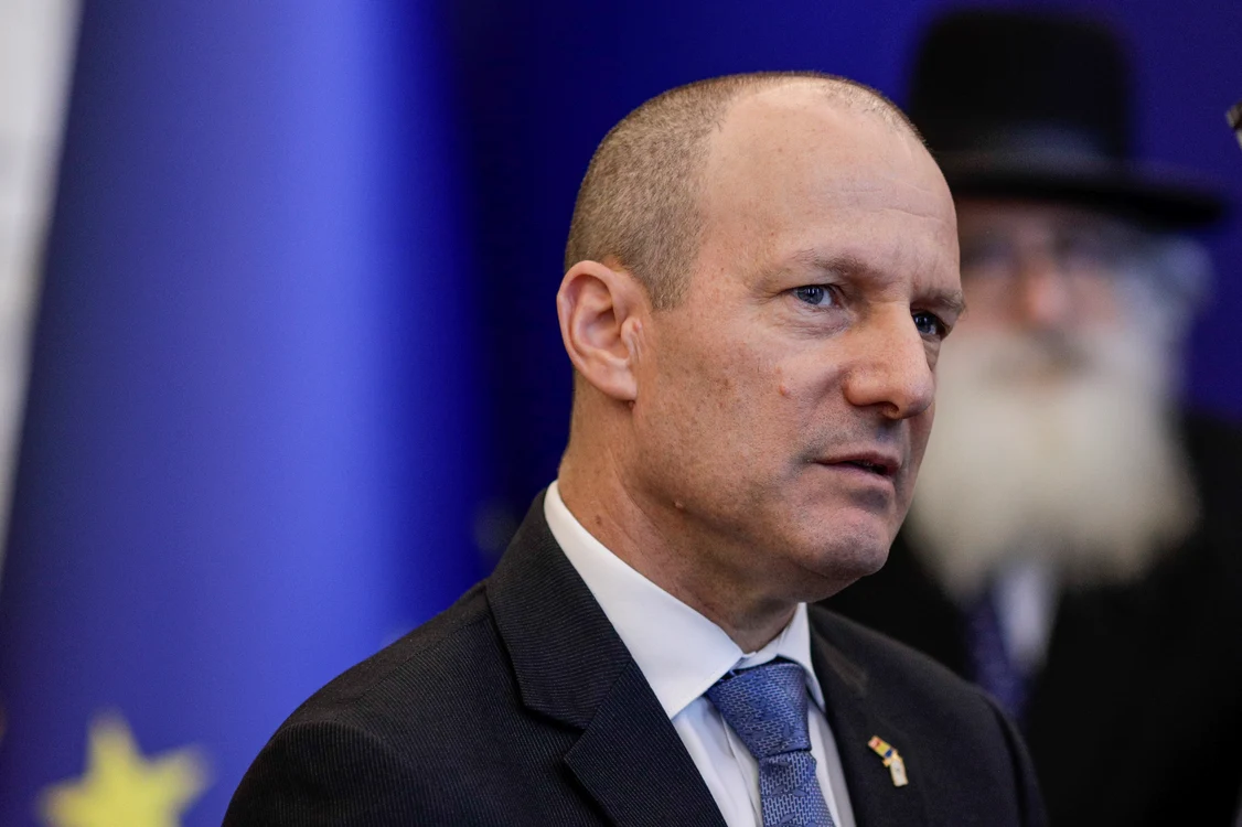 Ambasadorul Israelului la București a participat la o manifestație în Capitală. Foto: Inquam Photos/