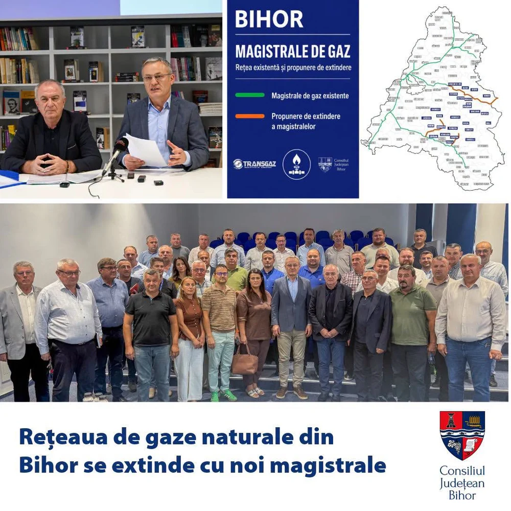 Transgaz extinde magistralele pentru alimentarea cu gaze a populației și companiilor din Bihor