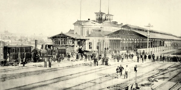 gara de nord la inaugurare 1873 foto Faceb Directia Patrimoniu Digital jpg