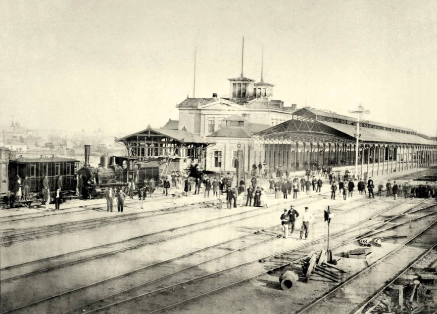 Așa arăta Gara de Nord la scurt timp dupa inaugurare FOTO Facebook Directia Patrimoniu Digital