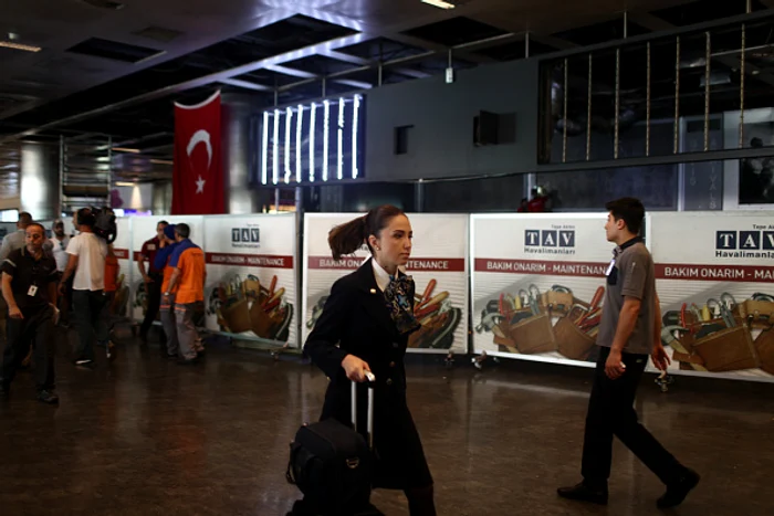 Harta Europei care arată gradul de amenințare teroristă: Roșu - risc major/Portocaliu - risc general/Galben - risc intermediar/Verde - risc scăzutFoto Daily Mail