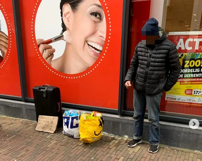 Fotografie din postarea polițistului olandez. FOTO  IG @wijkagent_haarlem_centrum