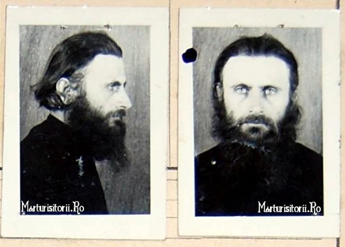 Fotografiile călugărului Arsenie Boca, din dosarul de anchetă. FOTO: fericiticeiprigoniti.net.