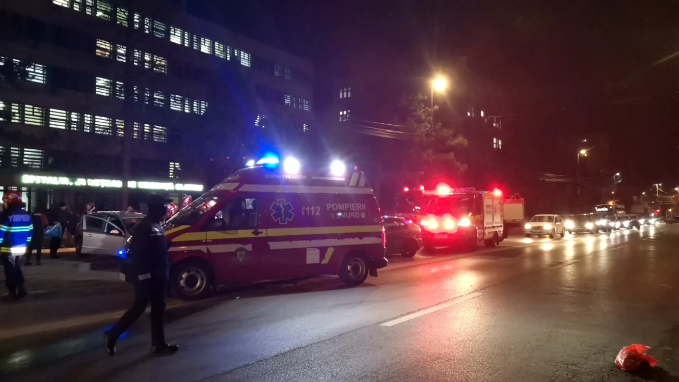 Femeia a fost surprinsă chiar pe trecerea pentru pietoni FOTO: A.M.