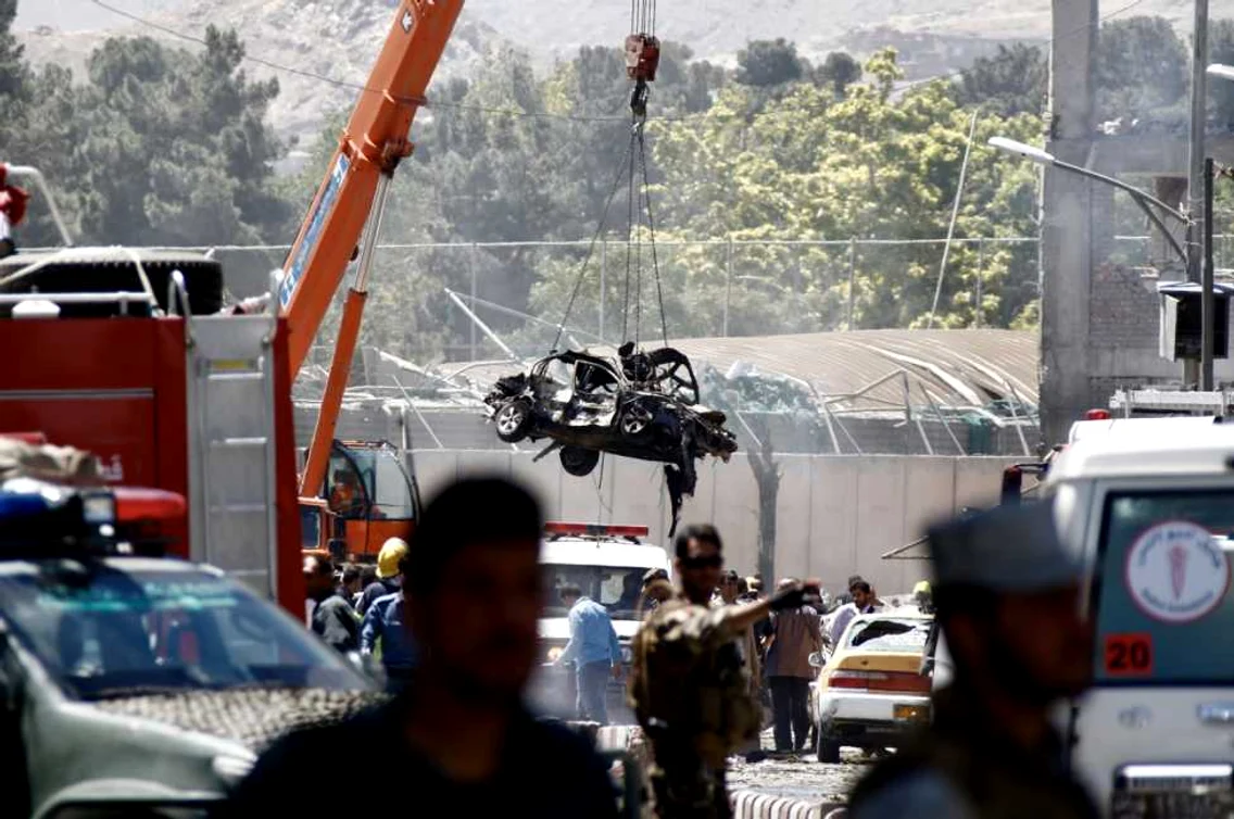 Atentat la Kabul în Afganistan 31 mai 2017 FOTO EPA / Hedaytullah Amid