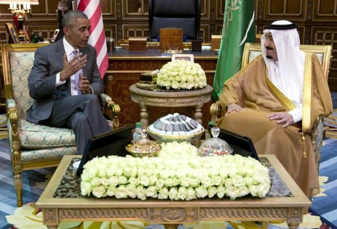 Obama și Regele Salman al Arabiei Saudite