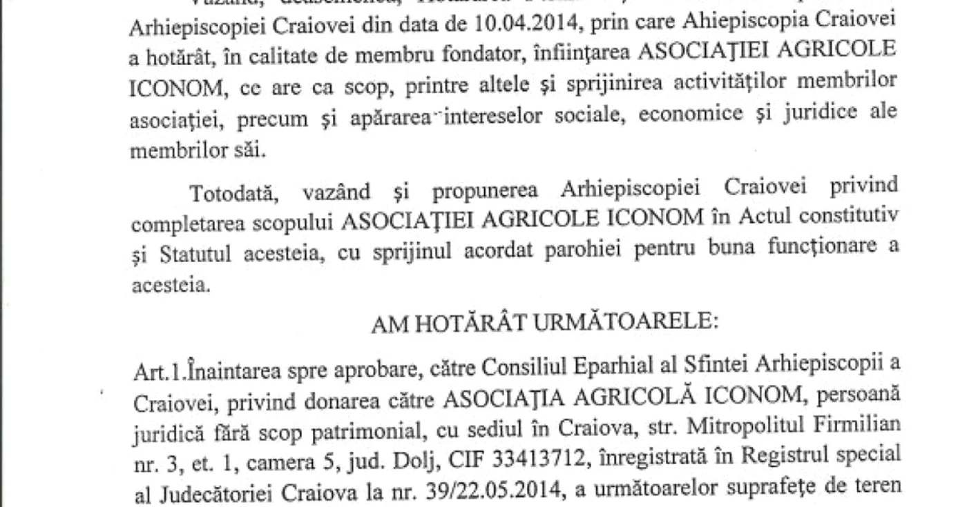 Preoţii Din Dolj sunt obligaţi să doneze terenurile aflate în propietate  Arhiepiscopiei Craiova