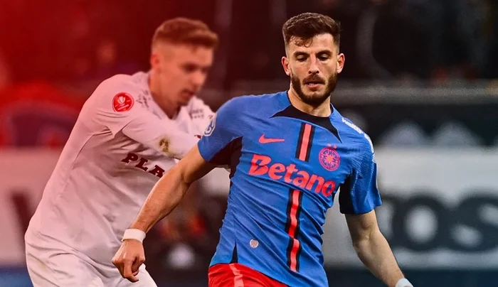 Louis Munteanu și Mihai Popescu, duel încheiat la egalitate. Foto Facebook FCSB